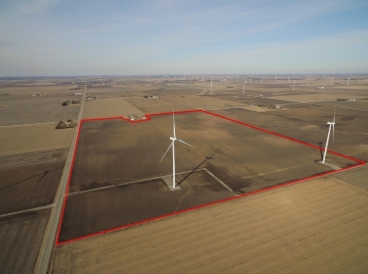 White County Farm, 124.8 Acres with Wind Turbines For Sale